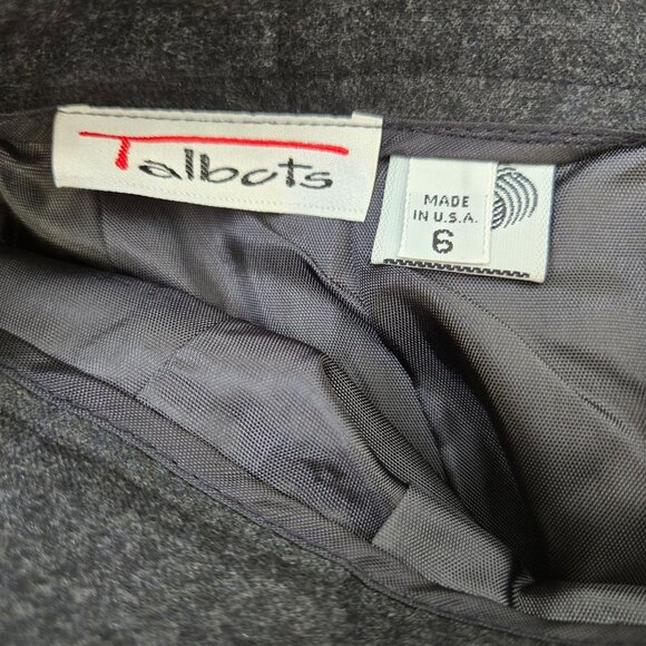 NWT Talbots 100% Worsted Wool Midi Pencil Skirt Size 6 - Picture 3 of 9